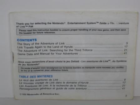 Zelda II - The Adventure of Link - NES Manual